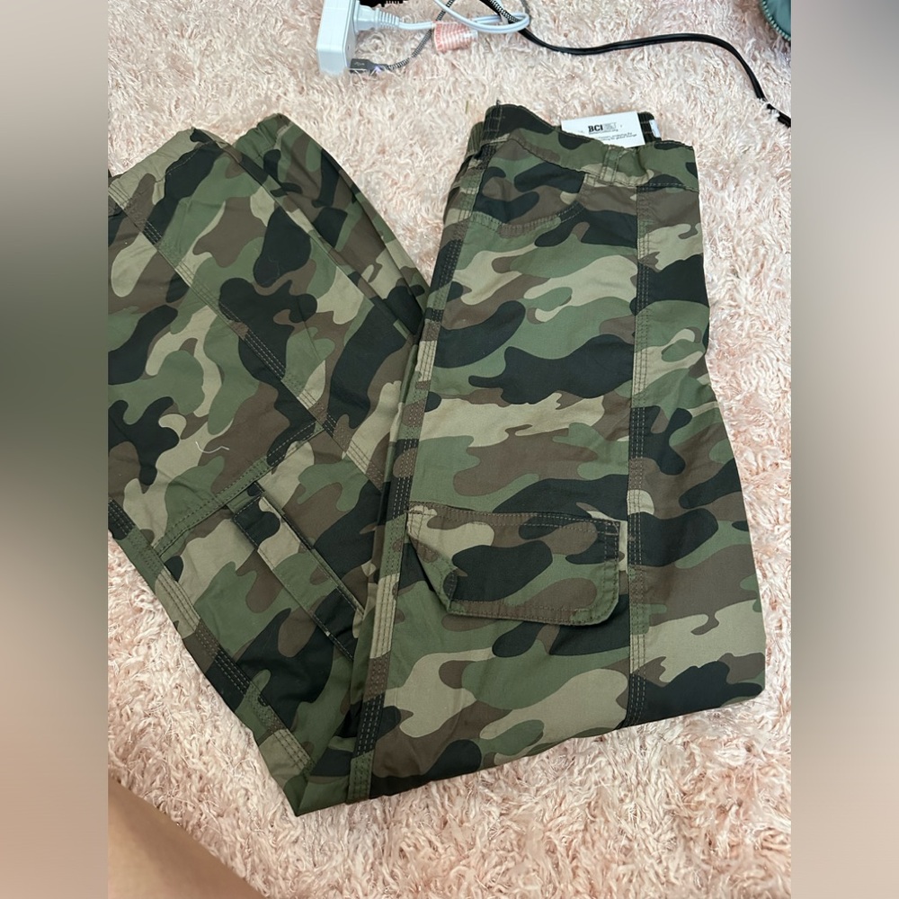 Camouflage cargo pants